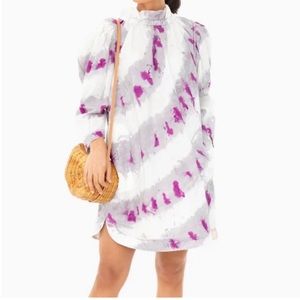 Sea New York Purple Tie Dye Tunic Dress Size Medium
